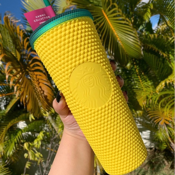 🍍2 Starbucks Hawaii pineapple studded tumbler 🍍 - Picture 4 of 6